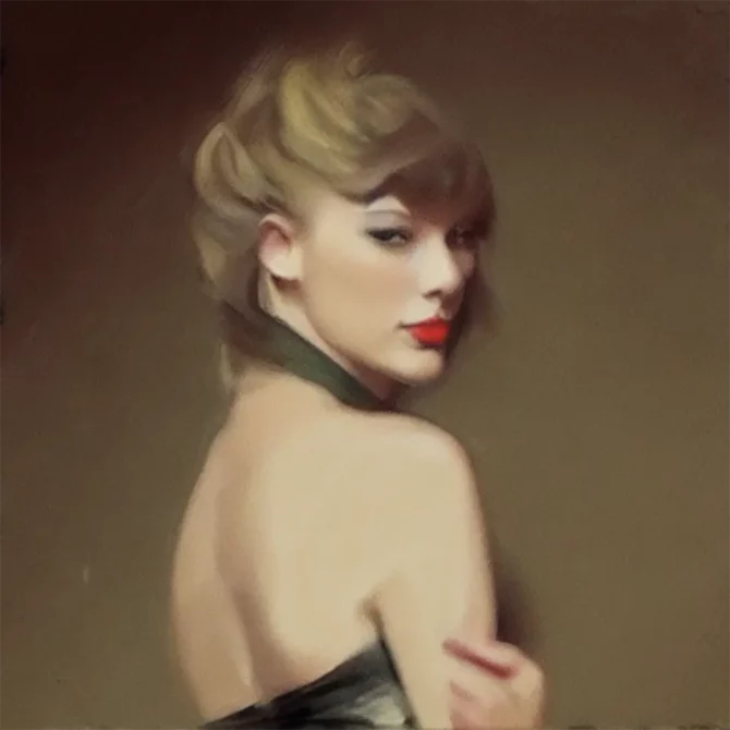 Taylor Swift in the style of Francisco de Goya     23